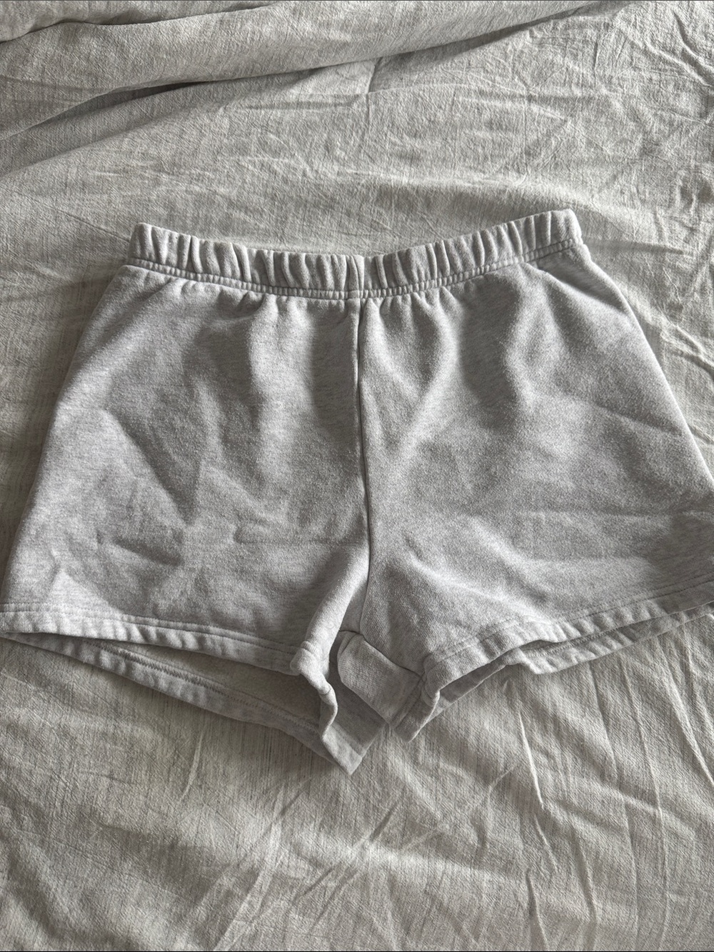 Light Gray Women's Lounge Sweat Shorts
